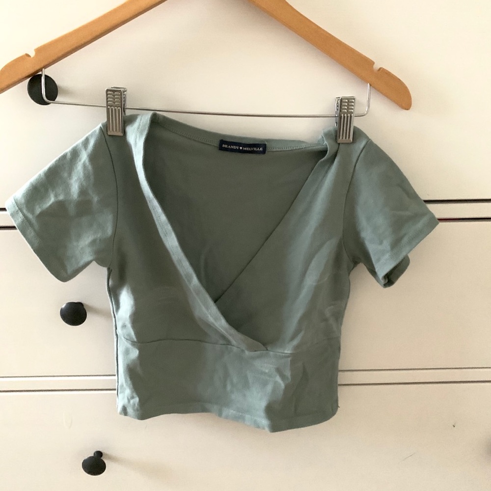 Brandy Melville wrap top